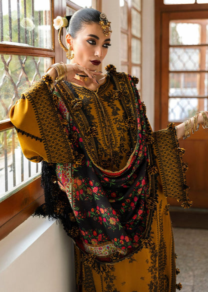 HUSSAIN REHAR Luxury Embroidered Lawn Unstitched 3PC