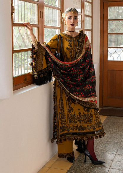 HUSSAIN REHAR Luxury Embroidered Lawn Unstitched 3PC