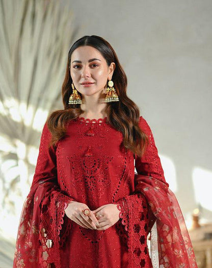 QALAMKAR Luxury Embroidered Lawn Suit with Chiffon Dupatta – Summer Collection 2026